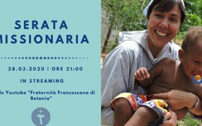 Serata missionaria – 28 marzo 2020 in diretta streaming