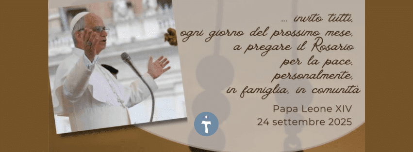 Rosario per la pace in Fraternità